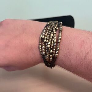 Black & gold bracelet